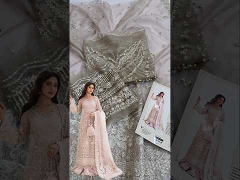 Ela Luxury Organza Embroidered Unstitched 3PC Suit PA-221