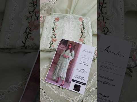 Aneelas - Luxury Lawn Embroidered Unstitched 3 Piece