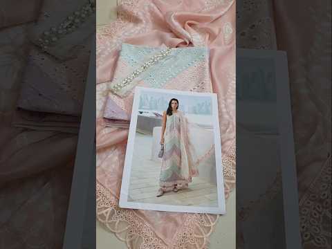 Maria.B Luxury Lawn Unstitched Embroidered 3Pc Suit D-2612-B