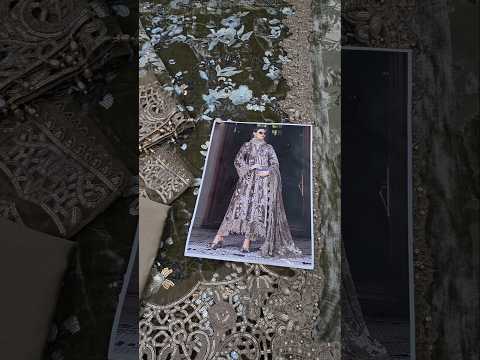 Maria.B D-03 Palaichi Shawl Winter Luxury Embroidered Velvet 3Pc Unstitched / Stitched Suit PA-148