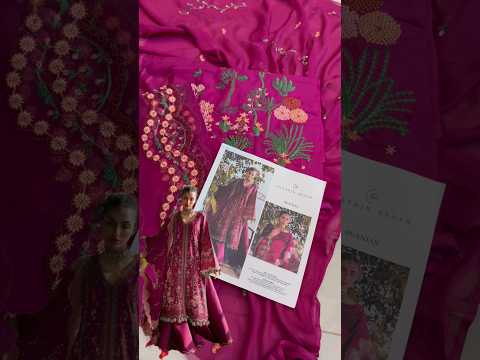 Hussain Rehar Luxury Embroidered Lawn 3Pc Unstitched Suit-Anjas