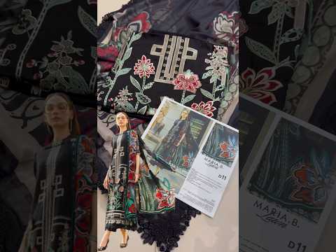 Maria B Luxury Embroidered Lawn 3Pc Unstitched Suit EL-26-11