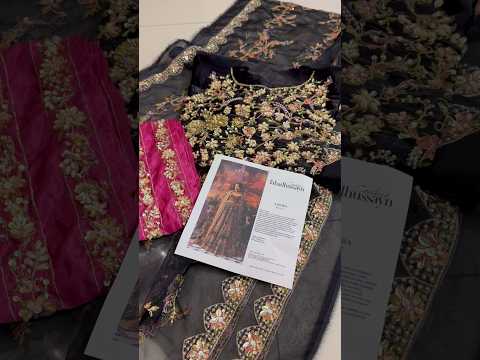 Fahad Hussayn Luxury Raw Silk Bridal Collection AJOOBA Fully Hand Made