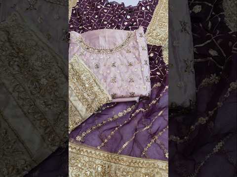 Haris Shakeel Luxury Myssory Embroidered 3Pc Unstitched - Freeha