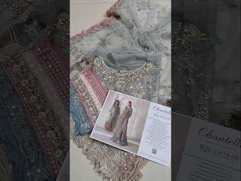 Baroque - Luxury Pure Chiffon Embroidered Unstitched 3 Piece - CH14-06