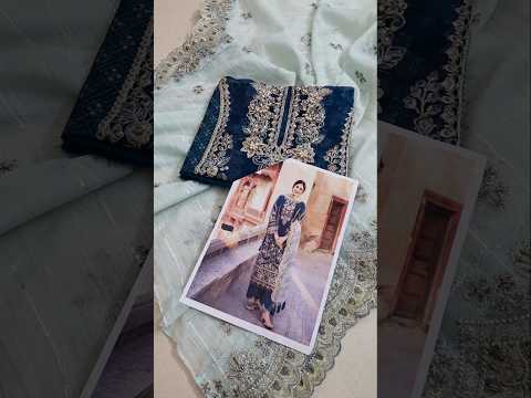 Imrozia - Chiffon Embroidered 3 Piece Unstitched - I-223 NEELAM