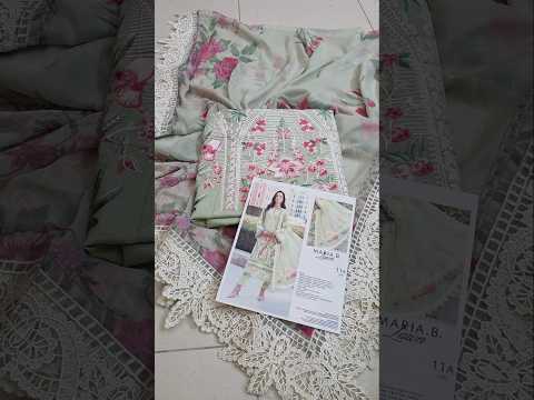 Maria.B Luxury Lawn Embroidered Unstitched Suit DS-2611-A
