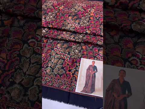 Breeze Rose Petal AD-431 Karandi Embroidered Shawal fully Embroidered PA-201