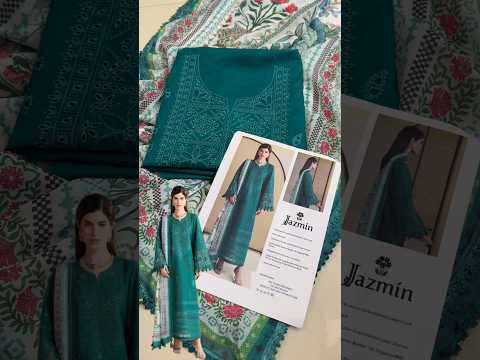 Jazmin Luxury Lawn Unstitched Embroidered 3Pc Suit JZ-IL26-D03