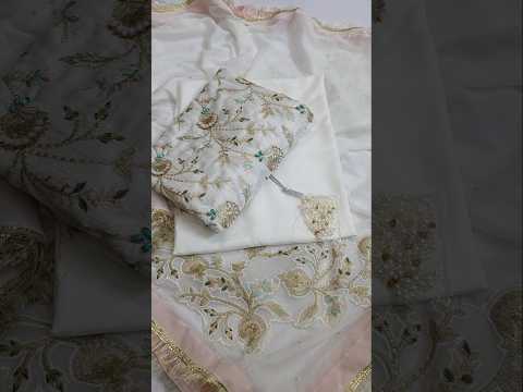 Zainab Shamsi Studio Luxury Raw Silk Embroidered 3Pc Unstitched The Ayla Set PA-126