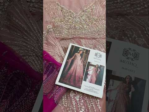 Mushq - Luxury Net Embroidered 3 Piece Unstitched - GEET