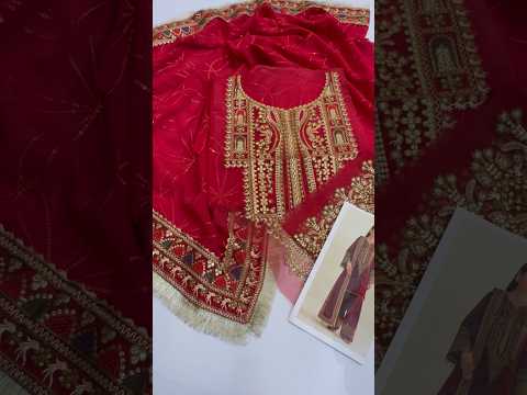 Jazmin Luxury Chiffon Embroidered 3Pc Unstitched Suit UC - 3124