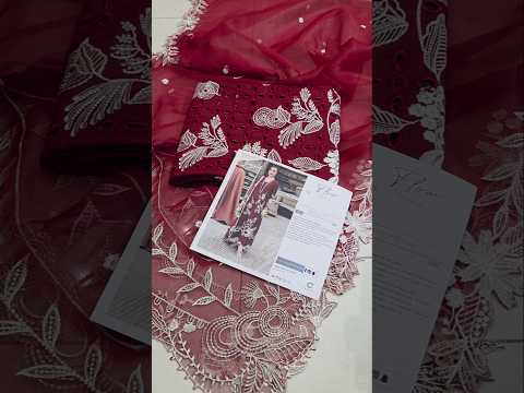 Crimson Luxury Lawn Embroidered 3 Piece Unstitched - ONE TRUE LOVE - D6A
