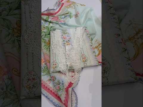 Maria B Luxury Embroidered Lawn 3Pc Unstitched Suit MPT - 3010 - B
