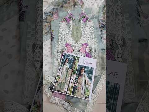 Elaf Premium Lawn Embroidered 3 Piece Unstitched - ESA-4B