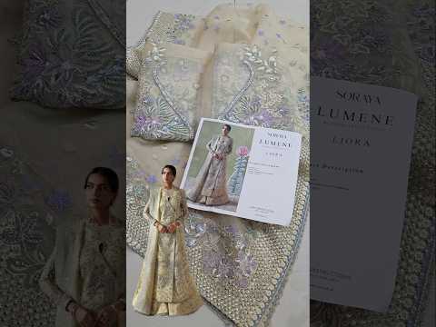Soraya Luxury Organza Embroidered Unstitched 3PC Suit Liora
