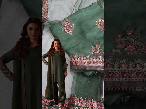 Charizma Luxury Raw Silk Embroidered 3Pc Unstitched Suit PA-316