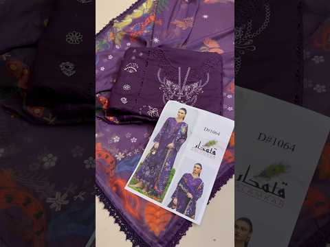 Qalamkar - KL-15 IRIS | Lawn Embroidered 3 Piece Unstitched