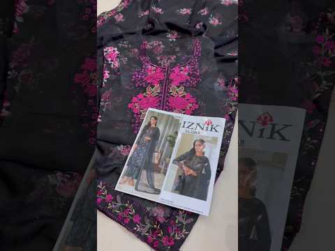 Iznik Luxury Printed & Embroidered Unstitched Lawn Suit UE-537