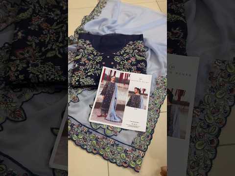 Hussain Rehar - Luxury Lawn Embroidered 3 Piece Unstitched - Rogue