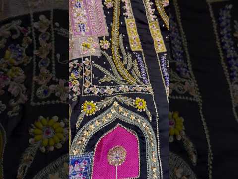 Poshkari Luxury Raw Silk Embroidered 3Pc Unstitched Suit - Avela