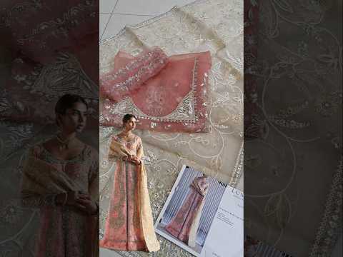 Soraya Lumene Luxury Organza Embroidered Unstitched 3PC Suit-Velora