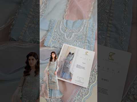 Kanwal Malik Luxury Raw Silk Embroidered Unstitched 3PC Suit Rimel