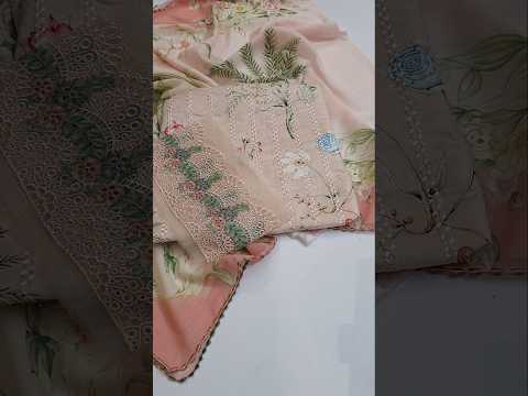 Maria B Luxury Embroidered Lawn 3Pc Unstitched Suit MPT - 3004 - A