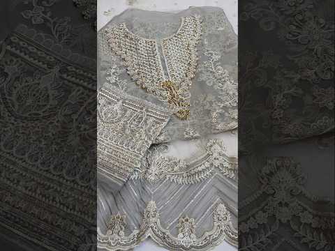 Imrozia Luxury Embroidered Organza 3Pc Unstitched Suit Sukoon PA-112