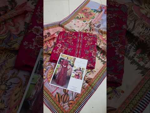 Hussain Rehar Luxury Lawn Embroidered Unstitched Suit BLOOM
