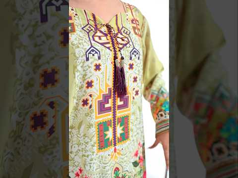 Poshkari Luxury Blended Raw Silk Embroidered 2Pc Stitched Suit PA - 0062