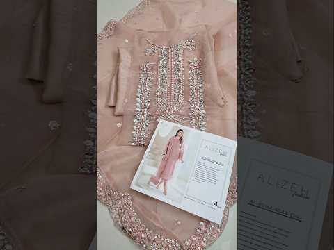 Alizeh- Luxury Lawn Embroidered 3 Piece Unstitched - Orla