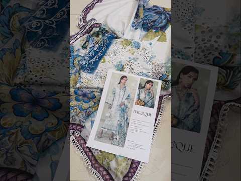 Baroque Chikankari Luxury Embroidered Swiss Lawn Unstitched 3Pc Suit
