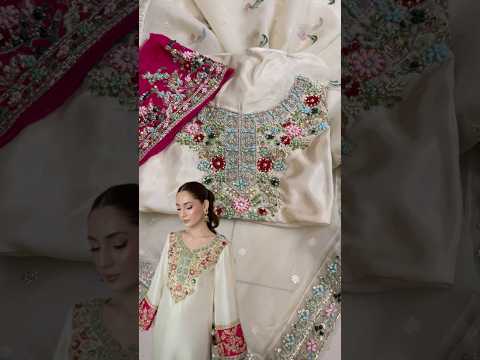 Poskari Luxury Raw Silk Embroidered Unstitched 3PC Suit