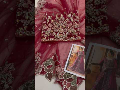 Kanwal Malik Luxury Net Embroidered 3Pc Unstitched Suit-Gulrukh