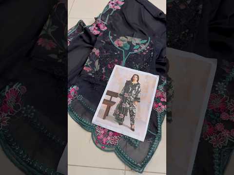 Poshkari Luxury Lawn Embroidered Unstitched 3PC Suit