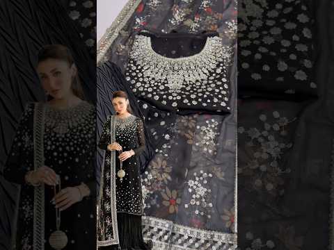 Jazmin UC-3127 Luxury Chiffon Embroidered 3Pc Unstitched Suit PA-157