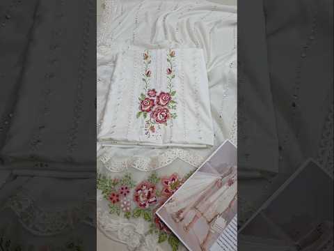 Maria.B Embroidered Luxury Lawn Unstitched 3Pc Suit D-2412-A