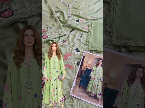Pehnawa Kaftan Luxury Silk Embroidered 3Pc Unstitched Suit PA-232