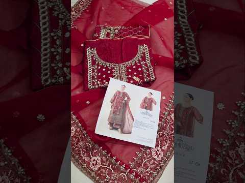 Maria.B Luxry Raw Silk Hand Embellishment Suit SF-PF26-08 Maroon