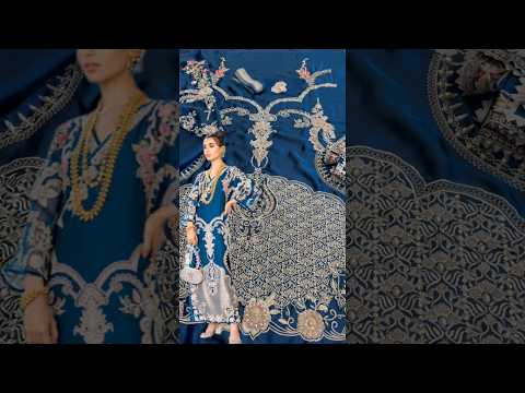 Saira Shakira - Azure Luxury Silk Embroidered Unstitched 3PC Suit PA-140