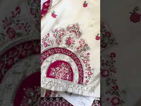 Ethnc Luxury Silk Embroidered Unstitched Suit PA-180
