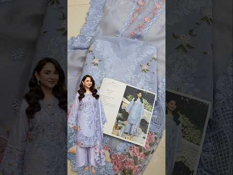 Sardinia Luxury Swiss Lawn Unstitched Embroidered 3Pc Suit-Palm Breeze