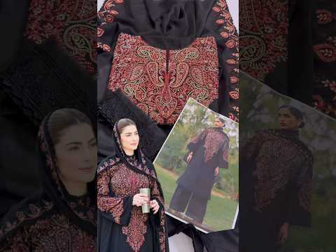 Zara Shahjahan Shab Luxury Cotton  Embroidered 3Pc Unstitched Sari PA-230