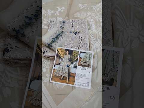 Maria B Luxury Embroidered Lawn 3Pc Unstitched Suit-EL-26-08