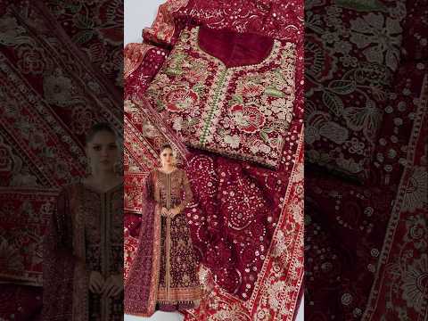Baroque CH14-05 Luxury Chiffon Embroidered Unstitched 3Pc Suit PA-228