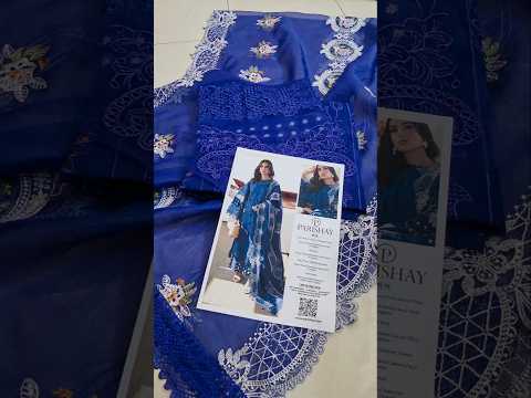 Parishay - MS-06 Luxury Lawn Embroidered 3 Pc Unstitched Monaco