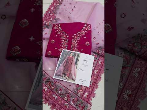 Hussain Rehar Luxury Lawn Embroidered Suit GULPOSH