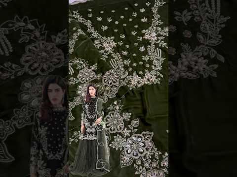 Sardinia - Dream Luxury Velvet Embroidered 3Pc Unstitched Suit PA-284