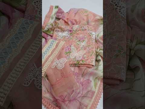 Maria B Luxury Embroidered Lawn 3Pc Unstitched Suit PA-118